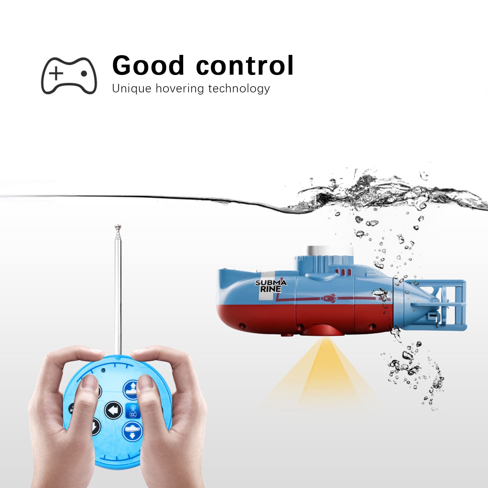 원격 제어 장난감 전기 보트 모터 시뮬레이션 잠수함, 미니 원격 제어 잠수함 장난감 모델 물고기
